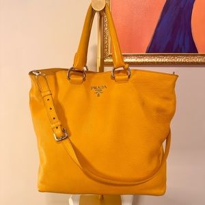 Prada Pebbled Calfskin NS Tote